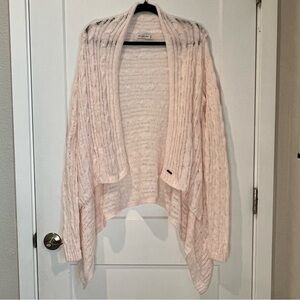 Abercrombie & Fitch Light Academia Pink Knit Cardigan Y2K  Grandpa Chic Size M